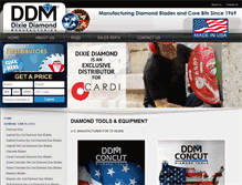 Tablet Screenshot of dixiediamond.com